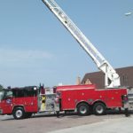SOUTH SIOUX FIRE TRUCK AERIAL