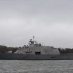 USS SIOUX CITY IN BAY