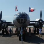 b-29 bomber front view
