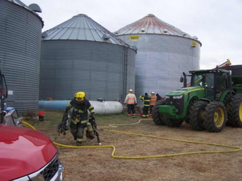 GRAIN BIN FIRE IN RURAL PLYMOUTH COUNTY KSCJ 1360