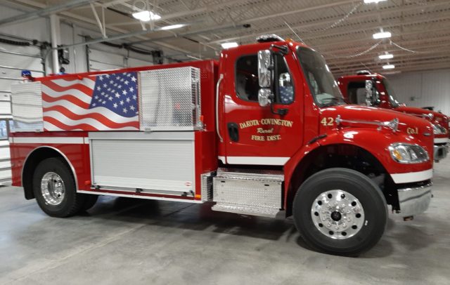 DAKOTA CITY FIRE DEPT. DEBUTS NEW TANKER TRUCKS - KSCJ 1360