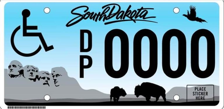 NEW SD DISABLED VETERAN LICENSE PLATES TO BE ISSUED KSCJ 1360