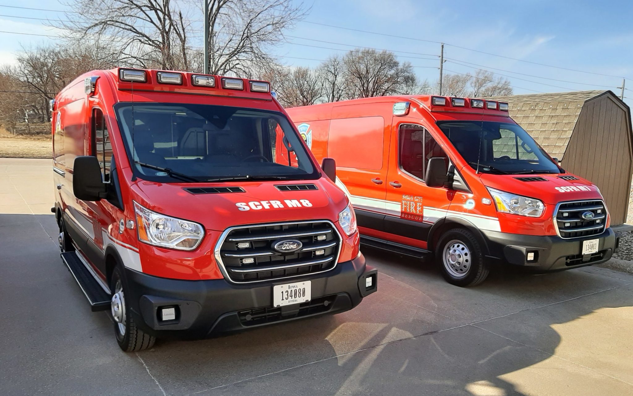 SIOUX CITY FIRE RESCUE DEBUTS FIVE NEW VEHICLES KSCJ 1360