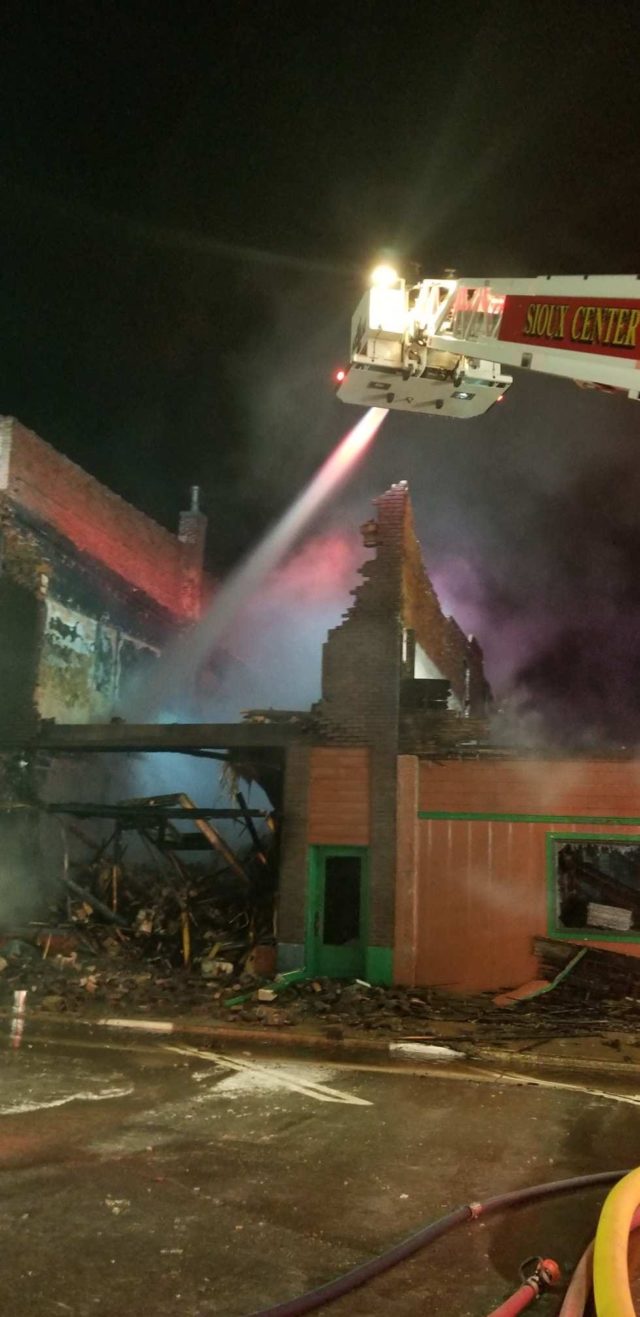 FIRE DESTROYS HAWARDEN'S CENTRAL CAFE KSCJ 1360