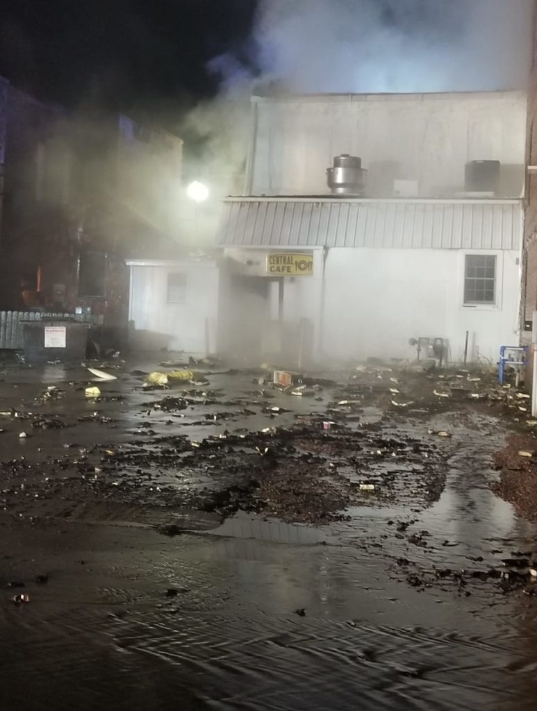 HAWARDEN CAFE FIRE REMAINS UNDER INVESTIGATION KSCJ 1360