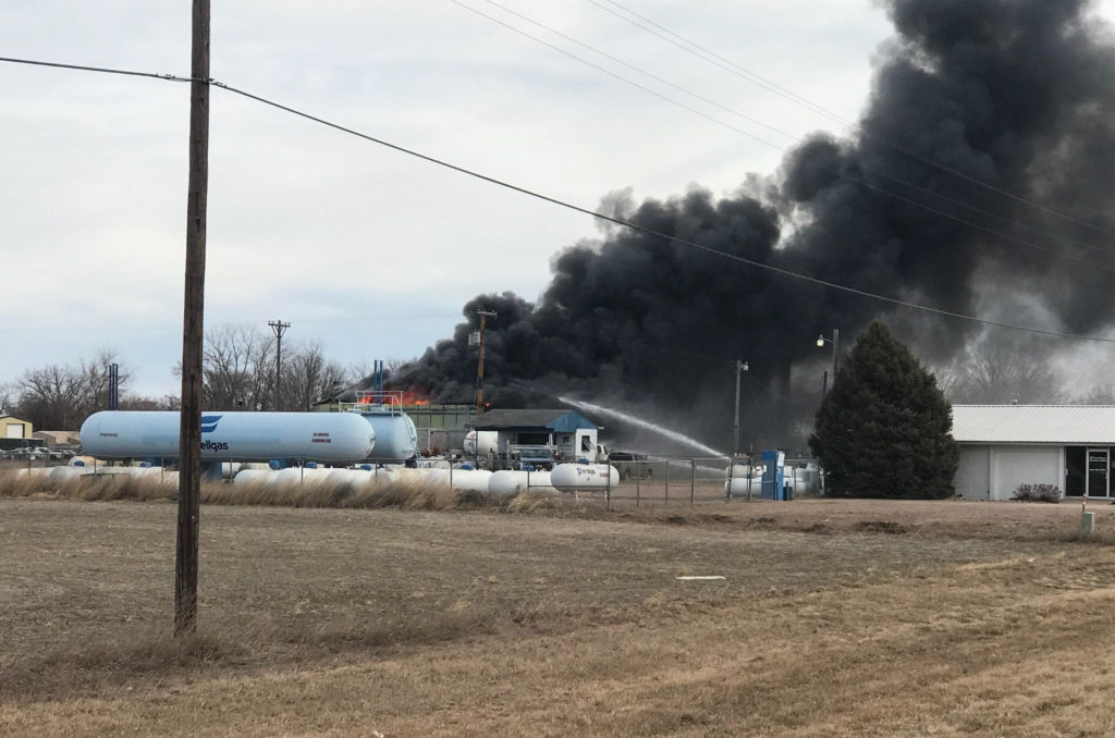 EXPLOSION & FIRE IN YANKTON, SD (Update) KSCJ 1360