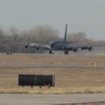 KC-135 return to Sioux City