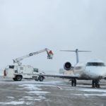 deicing plane Sioux Gateway Airport