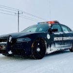 NEB STATE PATROL CAR IN SNOW