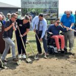 cone park trail groundbreaking