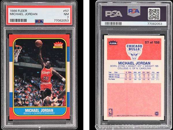 JORDAN ROOKIE CARD