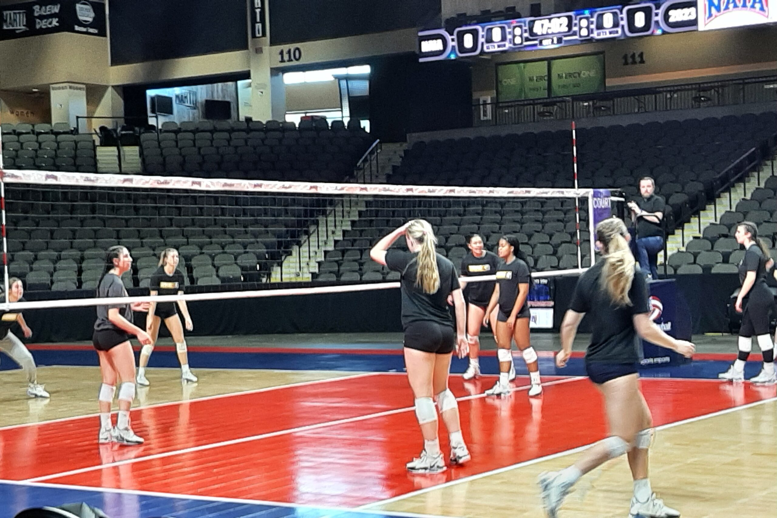 NAIA Volleyball 2023 practice KSCJ 1360