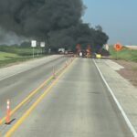 Hwy 20 Truck Fire1