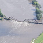 North Sioux City Collapsed RR bridge