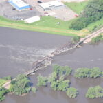 north sioux railroad bridge collapsed