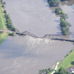 North Sioux City Collapsed RR bridge