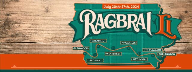 RAGBRAI RIDERS PEDAL EAST ACROSS IOWA - KSCJ 1360