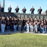 Freedom Park wall with students 2025