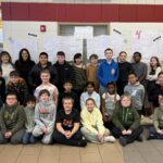 Dimes donated Spalding group