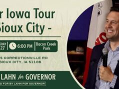 LAHN CAMPAIGNS IN SIOUX CITY