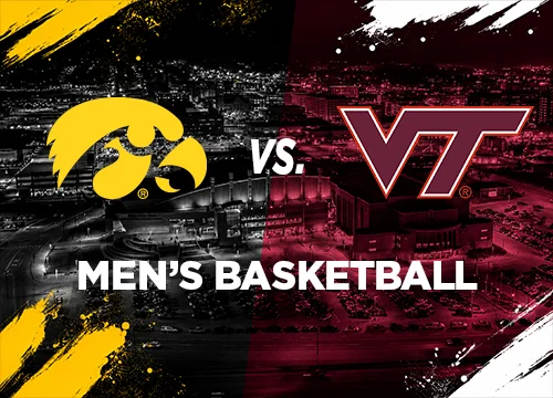 Iowa Vs. Virginia Tech Men’s Basketball at the Tyson Events Center