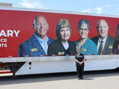 Le Mars Hy-Vee Employee Honored with Picture on Truck for Legendary Customer Service