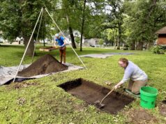 ARCHEOLOGICAL DIG AT 1857 SITE IN ARNOLD’S PARK AREA