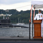 USS Iowa holds change of command ceremony