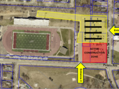 CONSTRUCTION TO AFFECT OLSEN STADIUM FOOTBALL PARKING