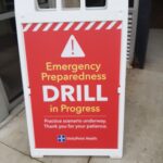 Emergency Drill Sign
