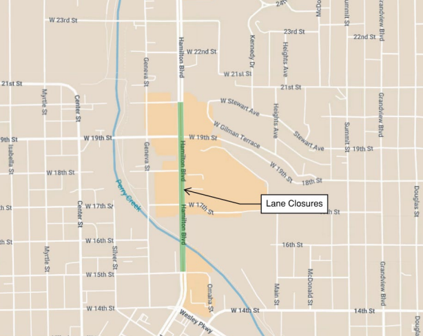 Hamilton Blvd closure