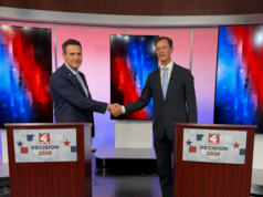 LAHN AND SAND MEET IN SIOUX CITY DEBATE